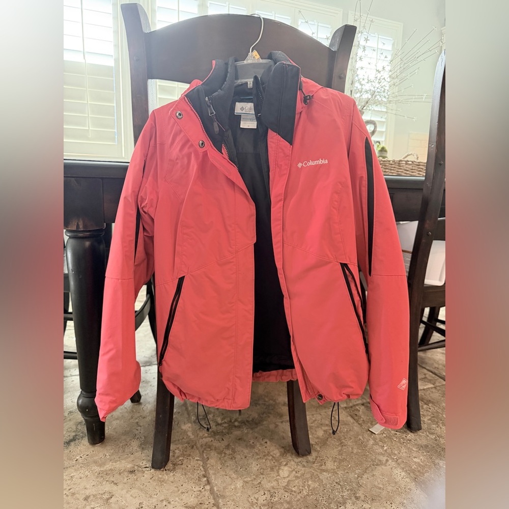 Columbia Red and Black Jacket